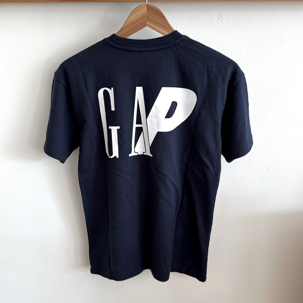 NWOT Palace x GAP Logo Navy Blue Youth T-Shirt - Unisex Casual Tee - Size XL